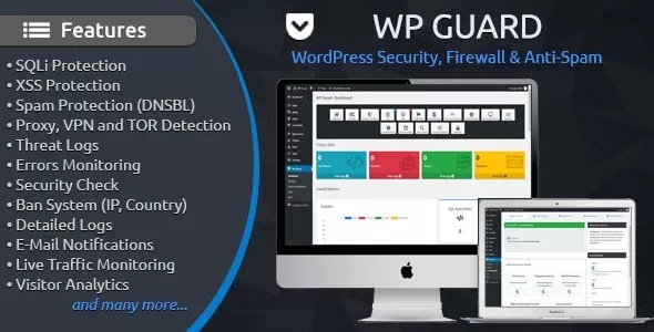 WP Guard v2.2 - Security, Firewall & Anti-Spam Plugin for WordPress