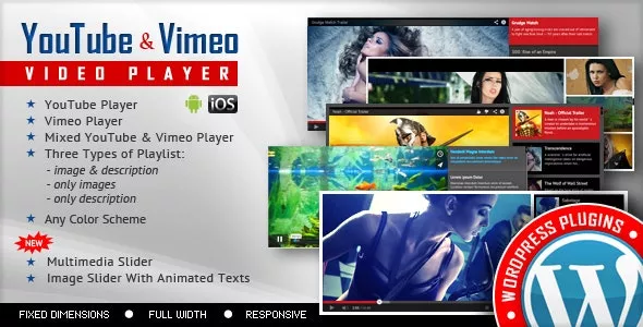Youtube Vimeo Video Player and Slider v3.8