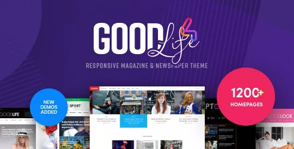 GoodLife v4.5.0 - Magazine & Newspaper WordPress Theme