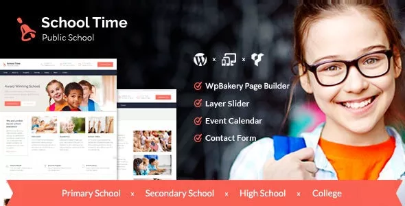 School Time v2.4.1 - Modern Education WordPress Theme