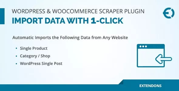 WordPress & WooCommerce Scraper Plugin, Import Data from Any Site v1.0.1