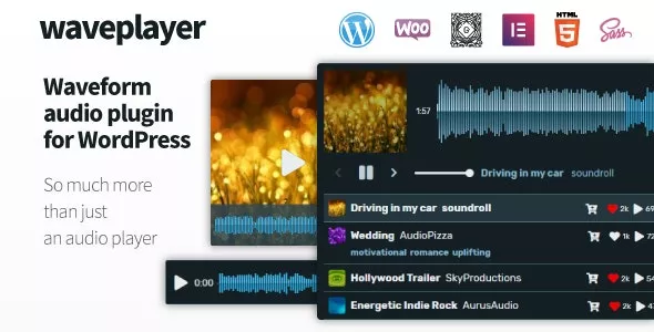 WavePlayer v3.2.0 - Waveform Audio Player for WordPress and WooCommerce