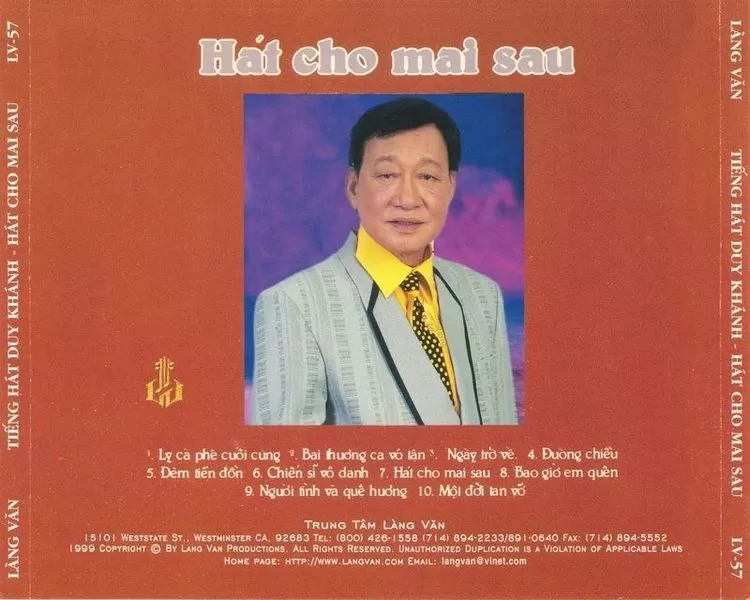 Duy Khánh - Hát Cho Mai Sau 1988
