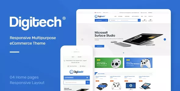 Digitech v1.1.6 - Technology Theme for WooCommerce WordPress