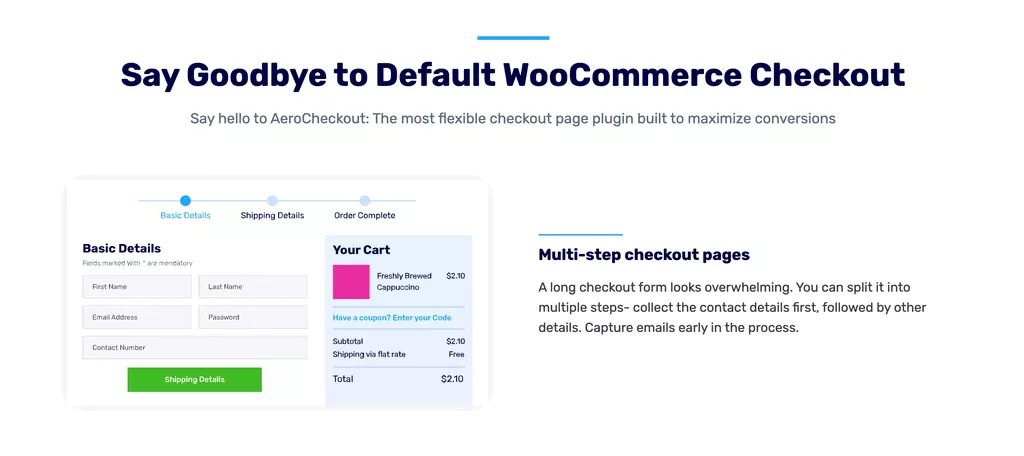 AeroCheckout v2.3.0 - Custom Checkout Pages in WooCommerce