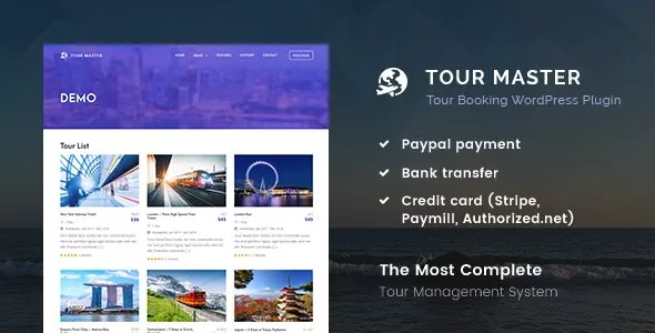 Tour Master v5.1.1 - Tour Booking, Travel, Hotel