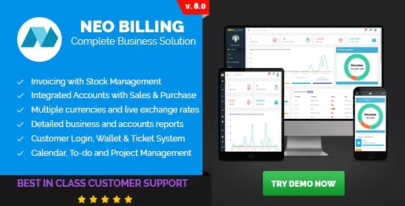 Neo Billing v6.0 - Accounting, Invoicing And CRM Software