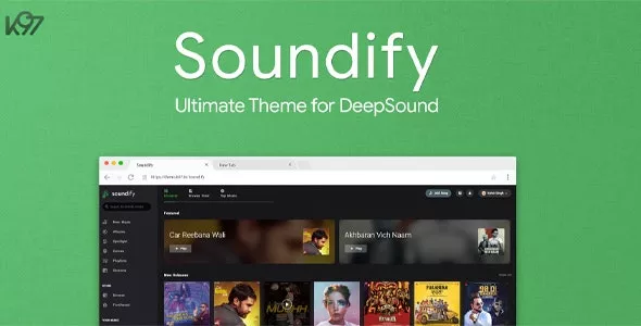 Soundify v1.4.6 - The Ultimate DeepSound Theme