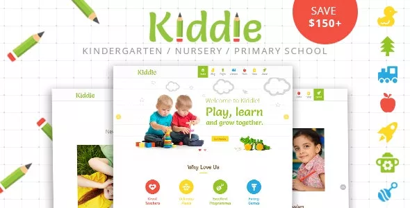 Kiddie v4.1.16 - Kindergarten WordPress Theme
