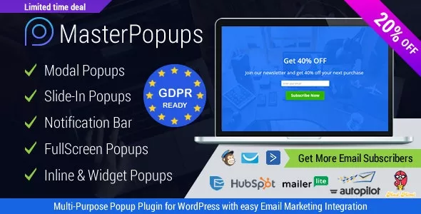 Master Popups v3.8.5 - Popup Plugin for Lead Generation