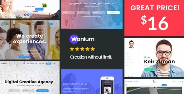 Wanium v1.7.7 – Elegant Multi-Concept WordPress Theme
