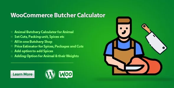 WooCommerce Butcher Calculator Plugin
