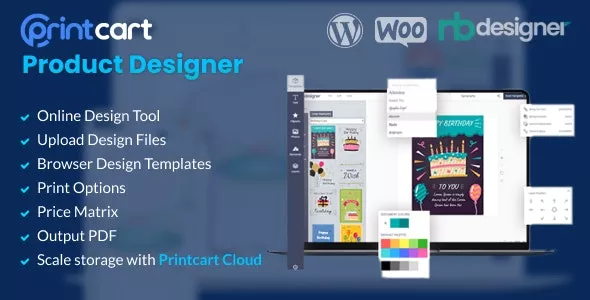 Printcart Product Designer v1.2.0 - WooCommerce WordPress