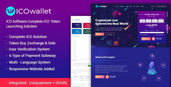 ICOWallet v2.3 - Complete ICO Software and Token Launching Solution