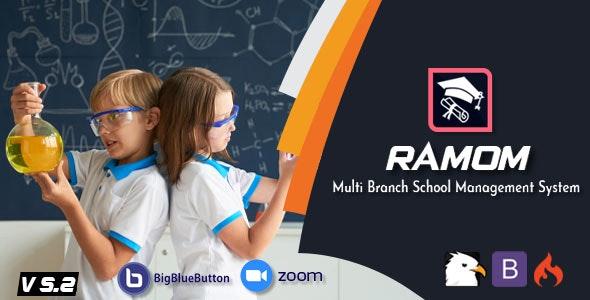 Ramom School v5.2 - Multi Branch School Management System