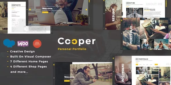 Cooper v5.1 - Creative Responsive Personal Portfolio WordPress Theme