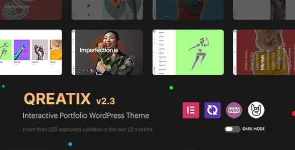 Qreatix v1.9.4 - Interactive Portfolio WordPress Theme