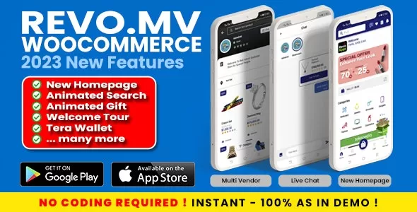 RevoMV v6.0.0 - Multivendor WCFM / Marketplace Flutter Android iOS App - Like Flipkart, Amazon, Shopee
