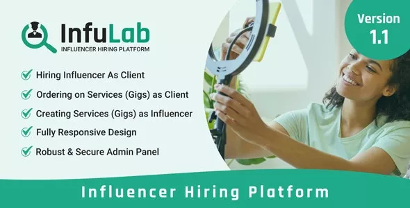 InfuLab v1.1 - Influencer Hiring Platform
