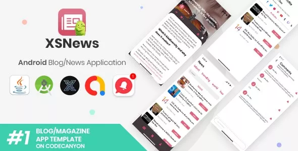 XSNews v1.0 - Android News/Blog Multipurpose Application (XServer)