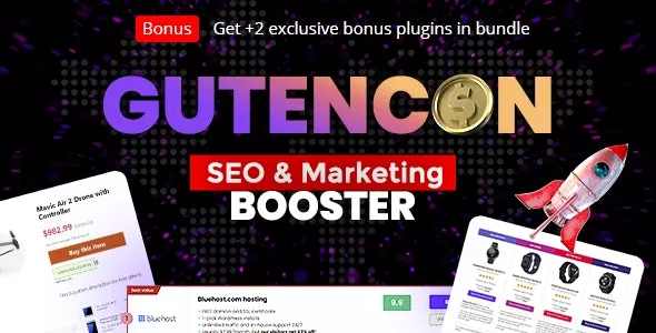 Gutencon v5.5 - Marketing and SEO Booster, Listing and Review Builder for Gutenberg