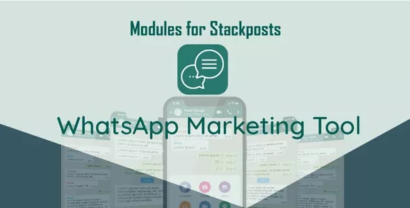 Whatsapp Marketing Tool Module for Stackposts v1.0