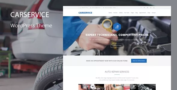 Car Service v7.0 - Auto Mechanic & Car Repair WordPress Theme
