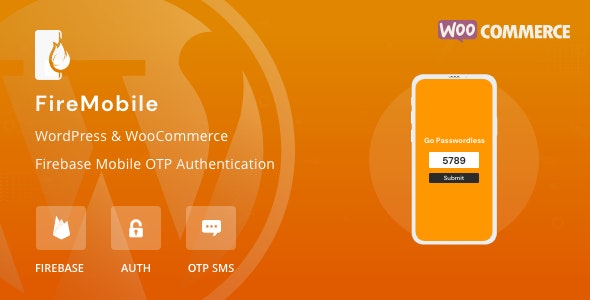 FireMobile v1.0.8 - WordPress & WooCommerce Firebase Mobile OTP Authentication