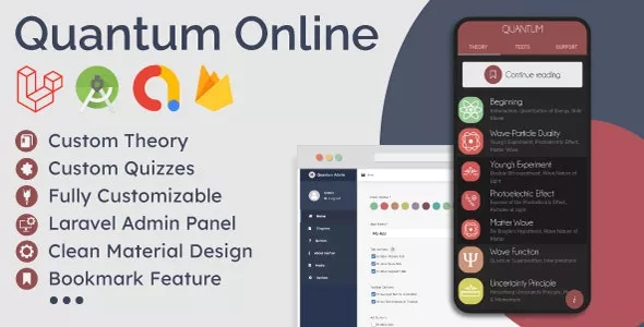 Educational App (Theory & Quizzes) + Admin Panel v1.2.0