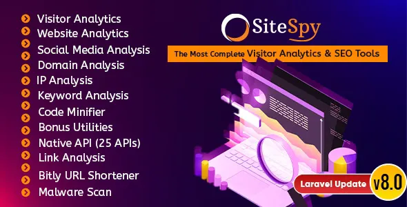 SiteSpy v7.2 - The Most Complete Visitor Analytics & SEO Tools