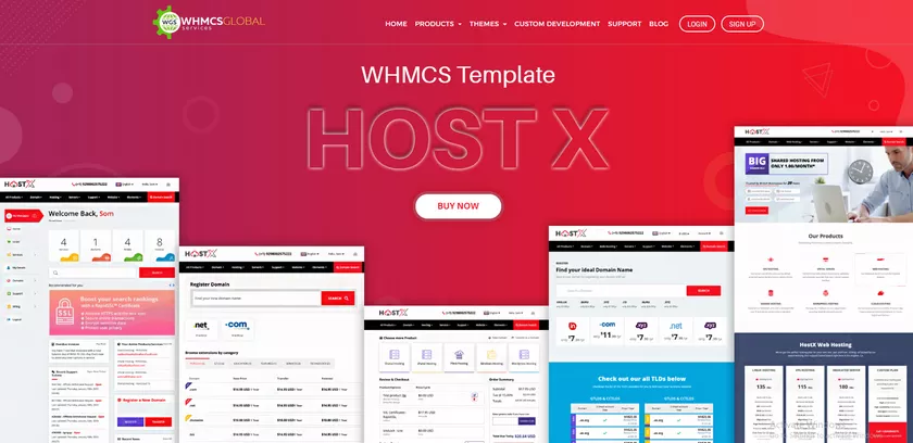 HostX v2.2 - WHMCS Web Hosting Theme