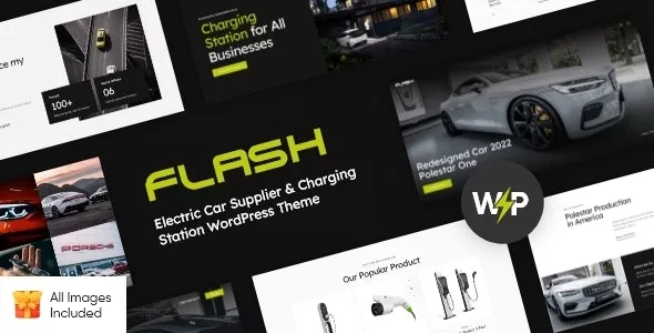 The Flash v1.0 – Electric Car Supplier & Charging Station WordPress Theme
