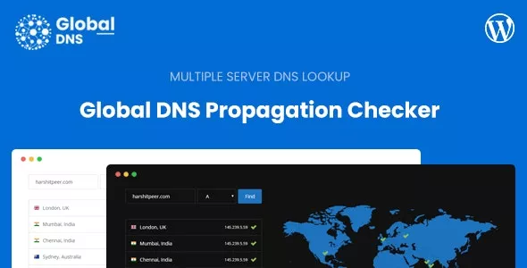 Global DNS v2.5.0 - DNS Propagation Checker - WHOIS Lookup - WP
