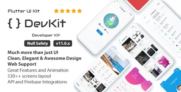 DevKit v12.1.0 - Flutter UI Kit