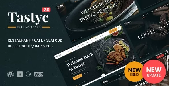 Tastyc v2.0.3 - Restaurant WordPress Theme