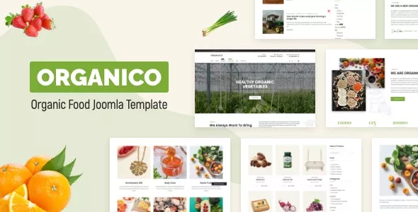 Organico v1.0 - Nutritionist Food & Farm Joomla 4 Template