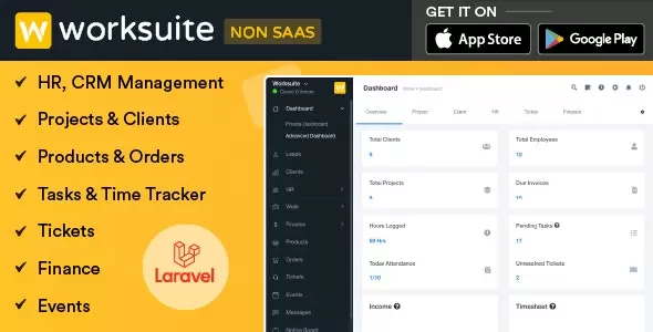 WORKSUITE v5.1.9 - HR, CRM and Project Management
