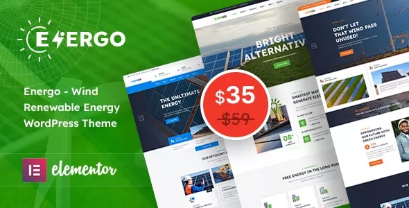 Energo v1.1 - Wind Renewable Energy WordPress Theme