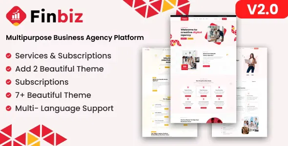 FinBiz v1.4.0 - Multipurpose Business Agency Platform