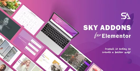 Sky Addons v1.5.4 - for Elementor Page Builder WordPress Plugin