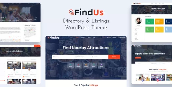 Findus v1.1.35 – Directory Listing WordPress Theme