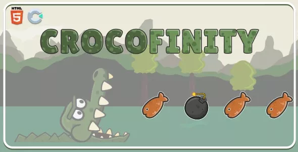 Crocofinity v1.0 - HTML5 Casual Game