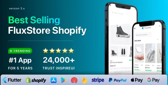 FluxStore Shopify v3.13.0 - The Best Flutter E-commerce App