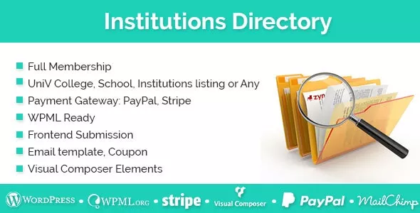 Institutions Directory v1.3.3