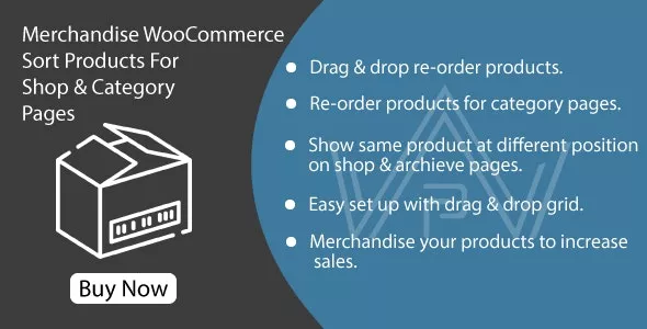 Merchandise WooCommerce v1.0 - Sort Products For Shop & Category Pages