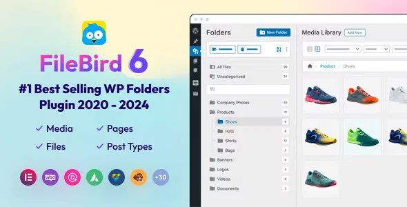 FileBird v5.0.5 - WordPress Media Library Folders
