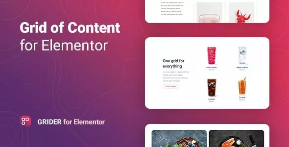 Grider v1.0.0 - Grid of Content and Products for Elementor