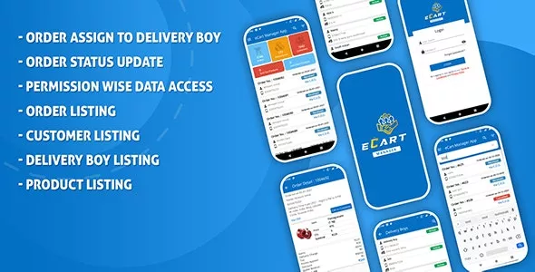 eCart v2.0.0 - Ecommerce Admin / Store Manager App