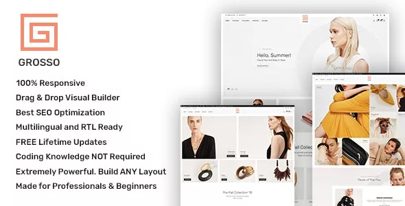 Grosso v1.8.6 - Modern WooCommerce Theme for the Fashion Industry