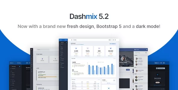 Dashmix v5.2 - Bootstrap 5 Admin Dashboard Template & Laravel 9 Starter Kit